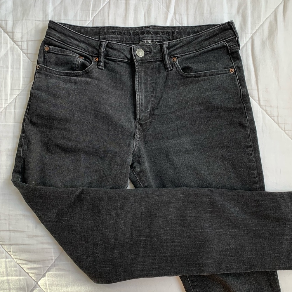 American Eagle Next Level Flex Slim Jeans Black 33x32